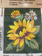 Sunflower and Daisy Needlepoint Canvas