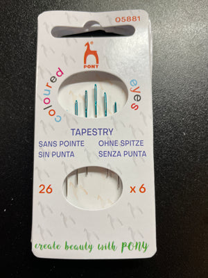 Size 26 Tapestry Needles (Colored Eye)