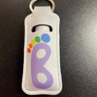 Barefoot Needleart Logo Chapstick Holder