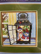 Snowman lantern