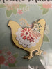 Floral Chicken Needle Minder