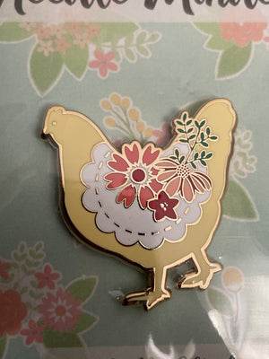 Floral Chicken Needle Minder