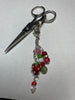 Strawberry Scissor Charm