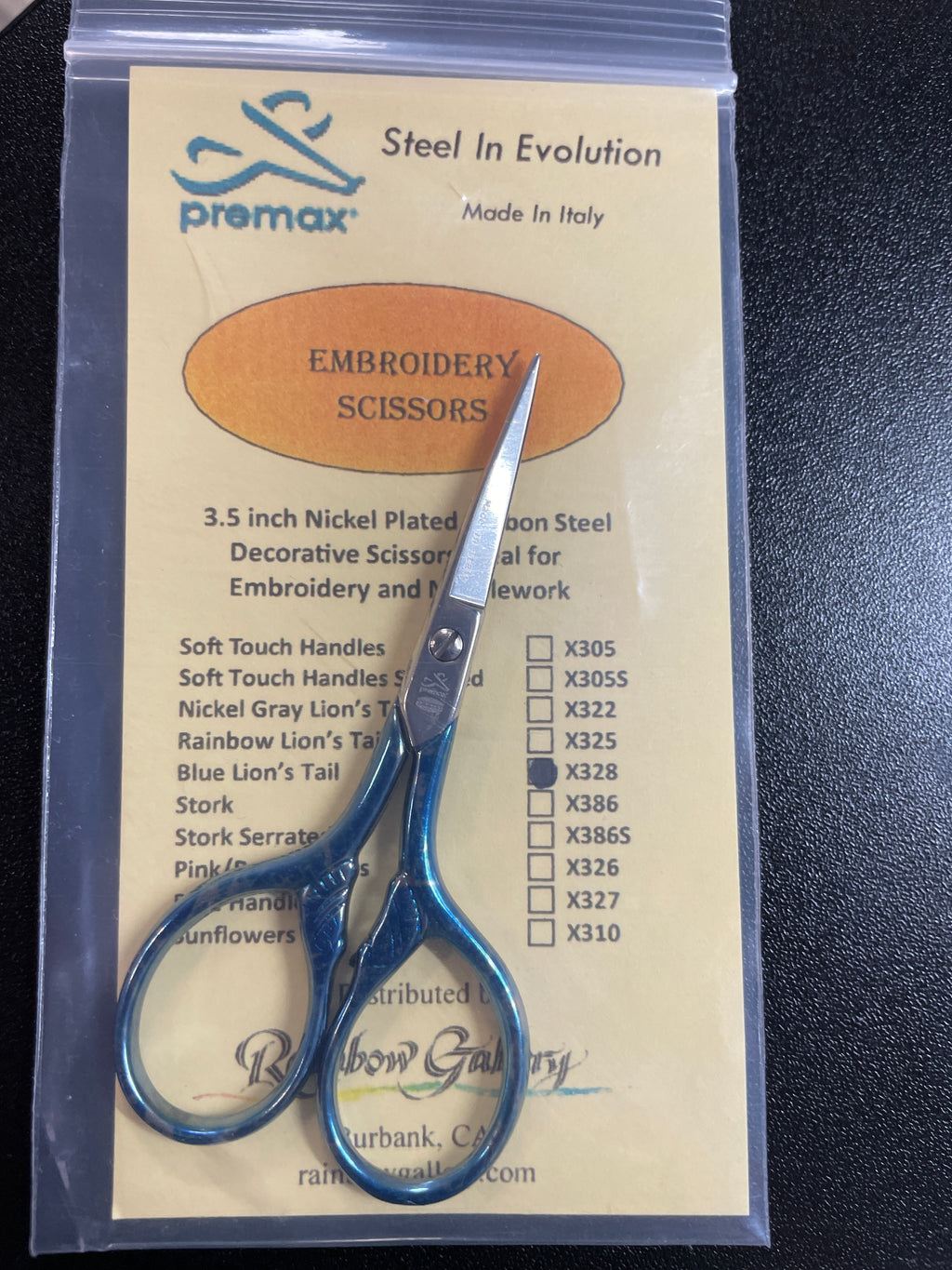 Blue Lion’s Tail Scissors