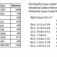Prim Birds pin drum