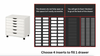 Pip And Chip foam inserts for IKEA Alex 6 drawer unit