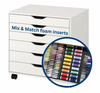 Pip And Chip foam inserts for IKEA Alex 6 drawer unit
