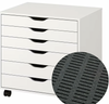 Pip And Chip Foam inserts for wide IKEA Alex 6 drawer unit - storage for bobbins