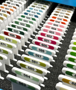 Pip And Chip DMC White 3mm acrylic bobbins small sets