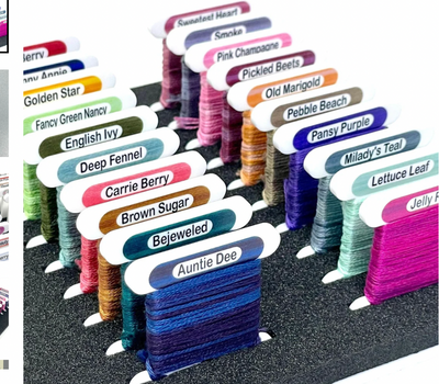 Pip And Chip Classic Color Works 3mm acrylic bobbins (x269)