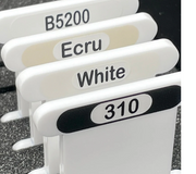 Pip And Chip DMC Black & White 3mm acrylic bobbins