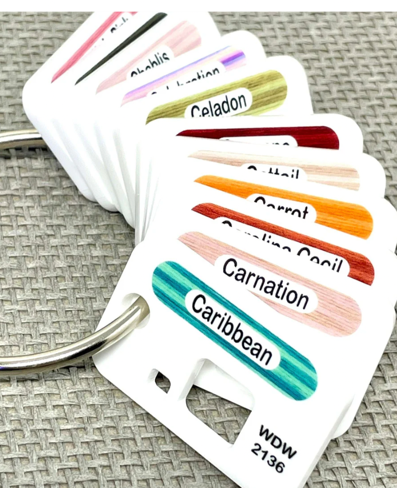 Pip And Chip Acrylic floss chips for Weeks Dye Works (x358)