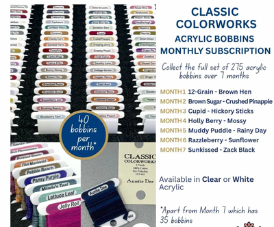 Classic Colorworks Acrylic Bobbin Club (7 months)