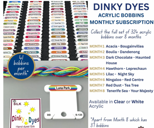 Dinky Dyes Acrylic Bobbin Club (8 months)