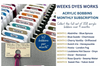 Weeks Dye Works Acrylic Bobbin Club (9 months)