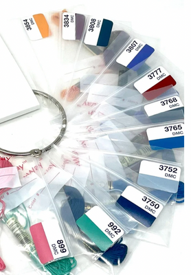 Color vinyl labels suitable for Floss A Way bags