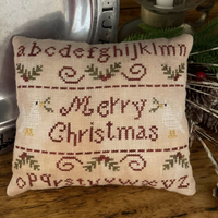 Merry Christmas Sampler Pillow