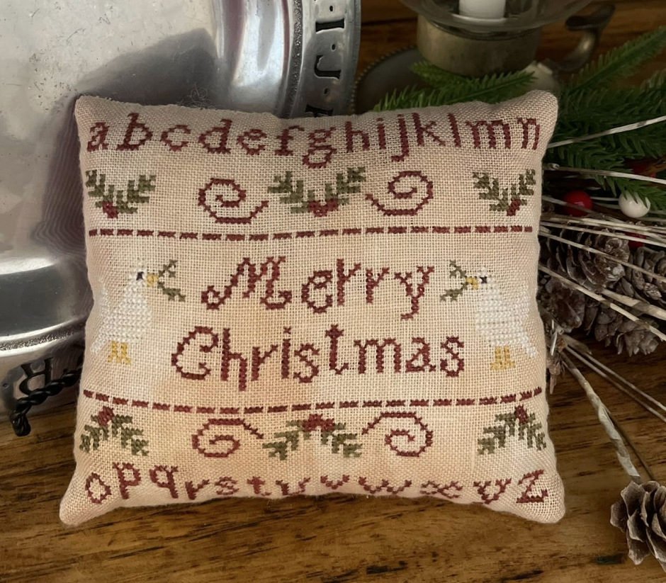Merry Christmas Sampler Pillow