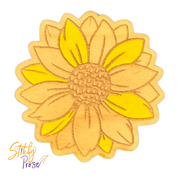 Wooden Hand Painted Sunflower