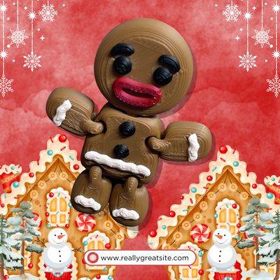 Gingerbread Man Needle Minder