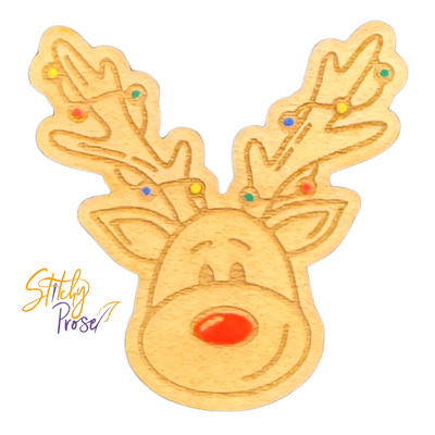 Wooden Hand Painted Reindeer