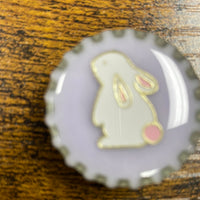 Bunny Booty Bottle Cap Needle Minder