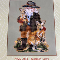 Downunder Santas Kangaroo Santa Buttons and Beads Kit