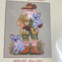 Downunder Santas Koala Santa Buttons and Beads Kit