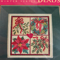 Winter Greens Buttons and Beads Kit