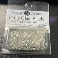 42010- Petite Glass Beads- Ice