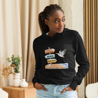 Unisex Hooded Long Sleeve Tee, Bella Canvas