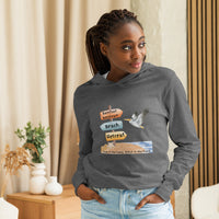 Unisex Hooded Long Sleeve Tee, Bella Canvas