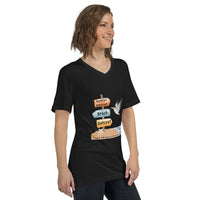 Unisex V-Neck Tee | Bella + Canvas