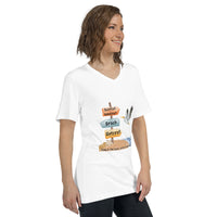 Unisex V-Neck Tee | Bella + Canvas