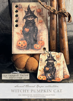 Witchy Pumpkin Cat