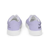 Women’s lace-up canvas shoes, purple