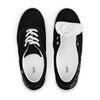 Women’s lace-up canvas shoes, black