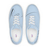 Women’s lace-up canvas shoes, blue