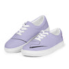 Women’s lace-up canvas shoes, purple
