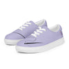 Women’s lace-up canvas shoes, purple