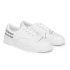 Women’s lace-up canvas shoes, white