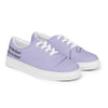 Women’s lace-up canvas shoes, purple