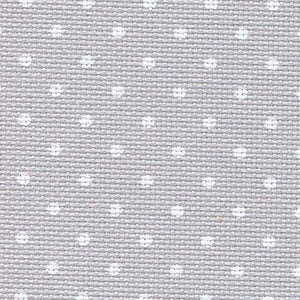 20 Count Grey with white petit points Aida