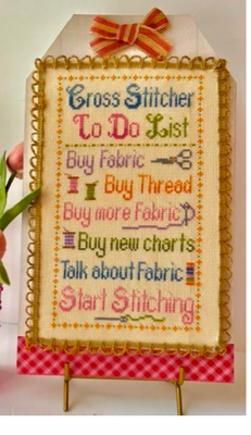 Cross Stitch To Do list