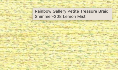 PB208- Lemon Mist Petite Treasure Braid