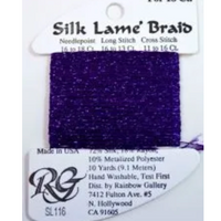 SL116- Medium Violet Silk Lame