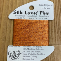 SL115- Orange Silk Lame