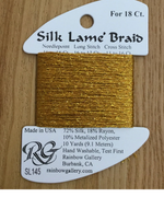 SL127- Golden/Yarrow Silk Lame