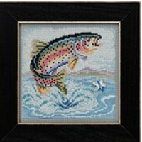 Rainbow Trout Buttons and Beads Kit