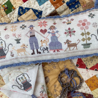 Bluebirds and Bluebells Sampler